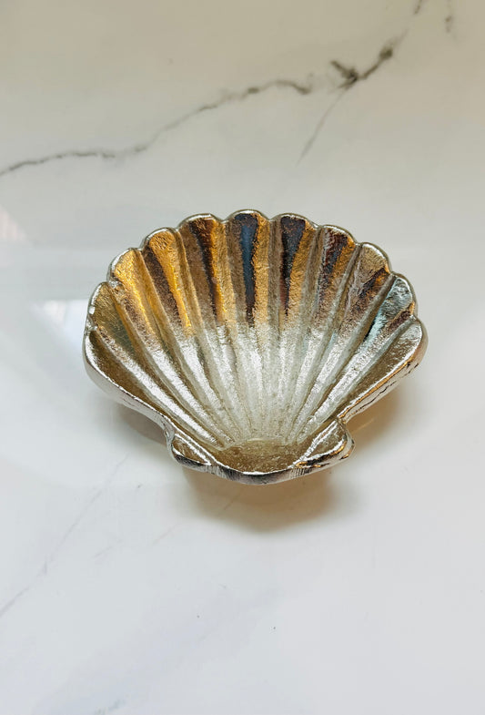 Silver Shell Tidbit Dish