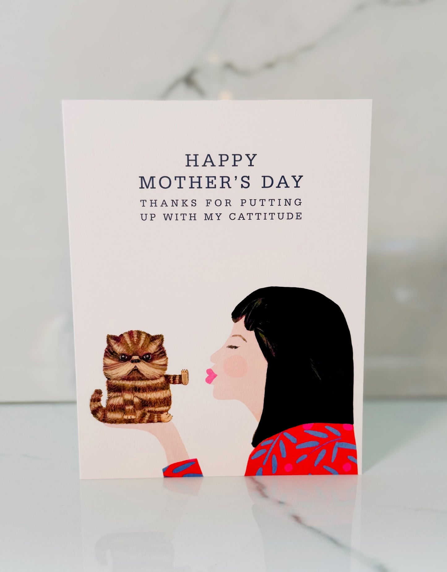 Catitude Mom Card