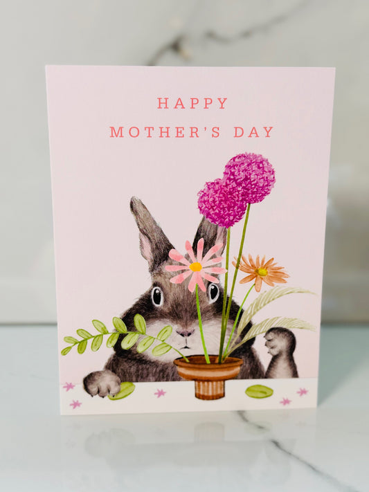Mother's Day Bunny Flower Arrangement