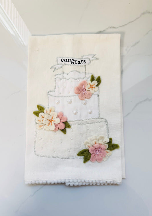 Congrats Wedding Towel