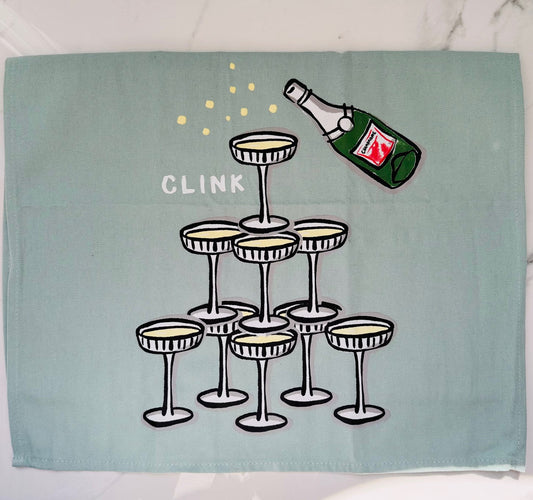 Champagne Tower Bar Towel