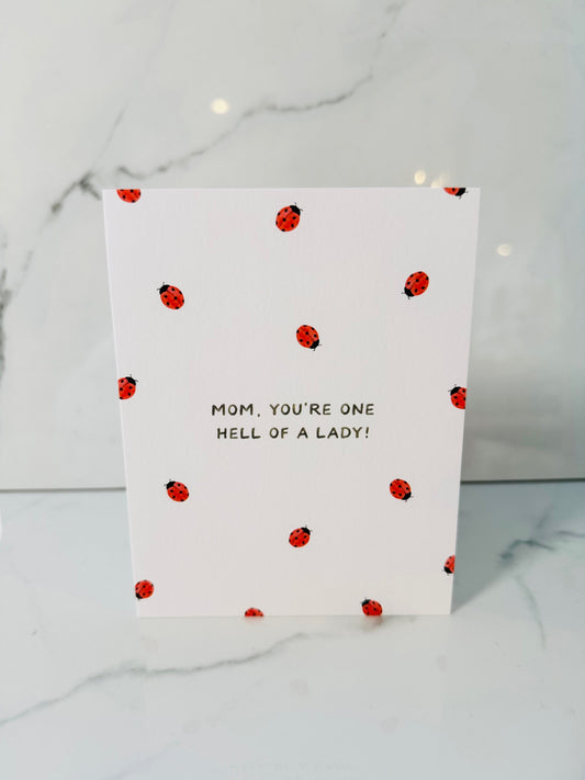 One Hell of a Lady (bug) Card