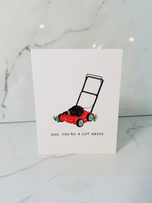 A Cut Above Father's Day Card