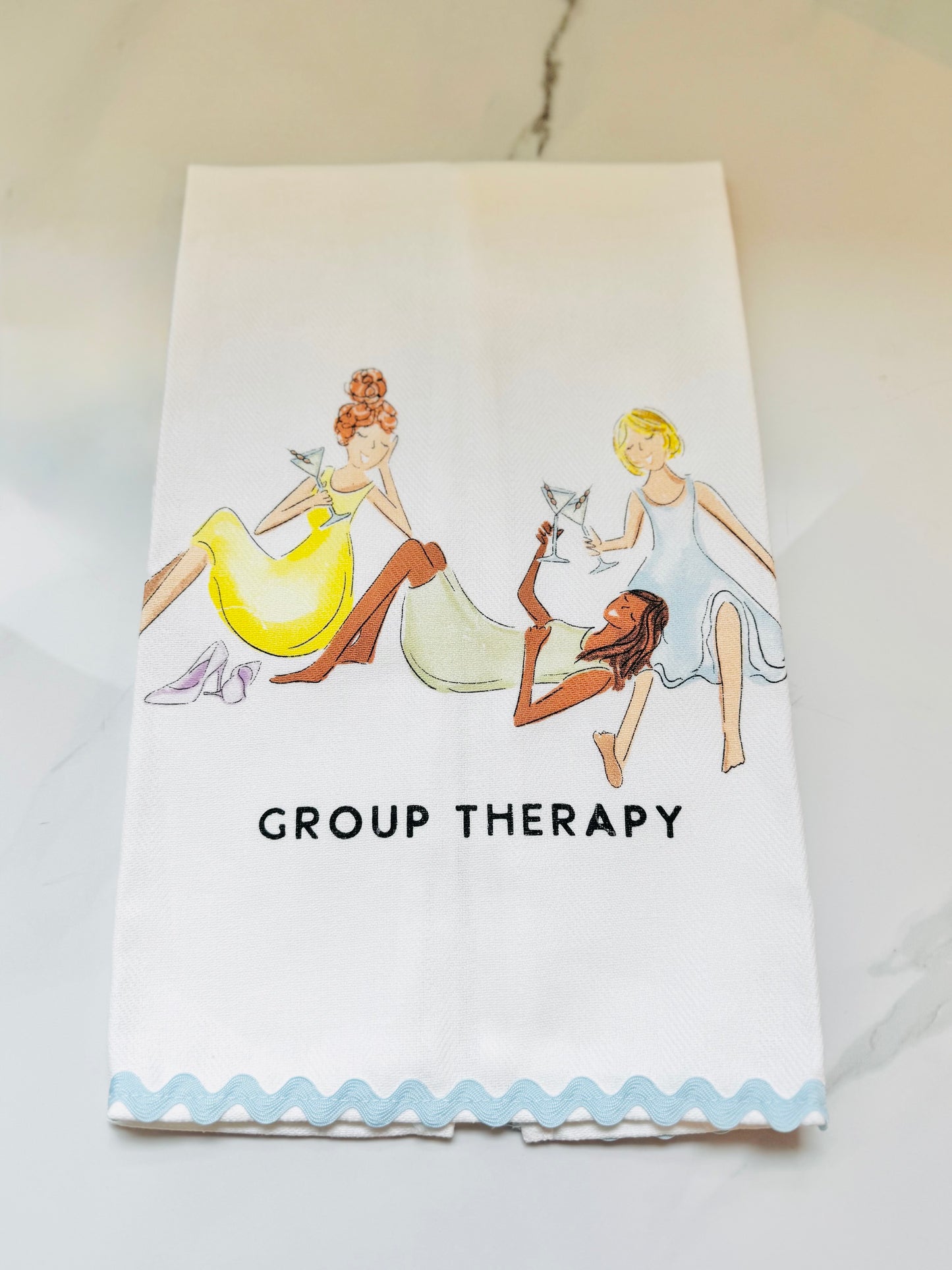 Girlfriends Group Therapy Hand Towel