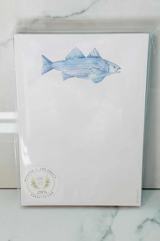 Blue Fish Notepad