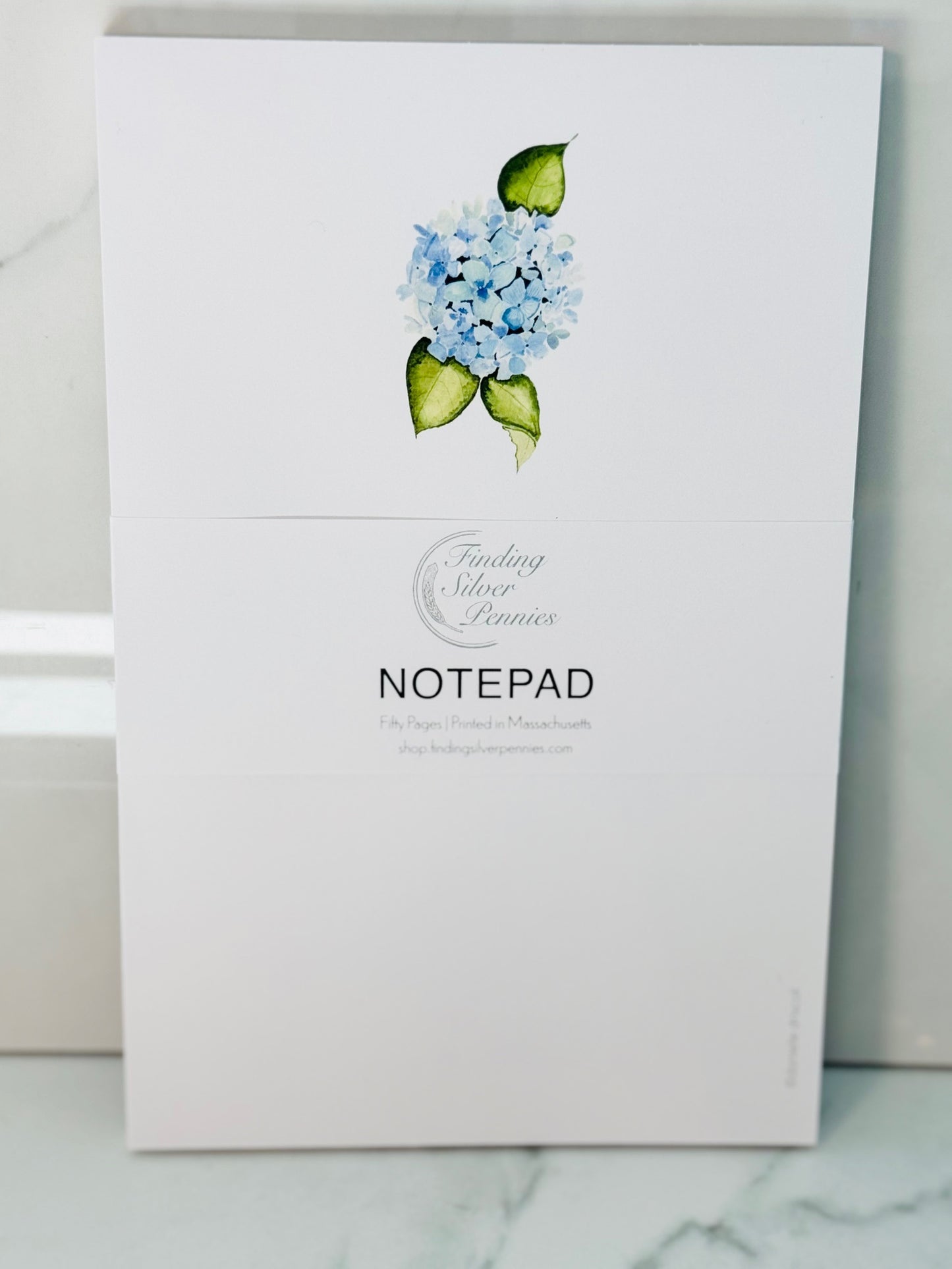 Hydrangea Watercolor Notepad