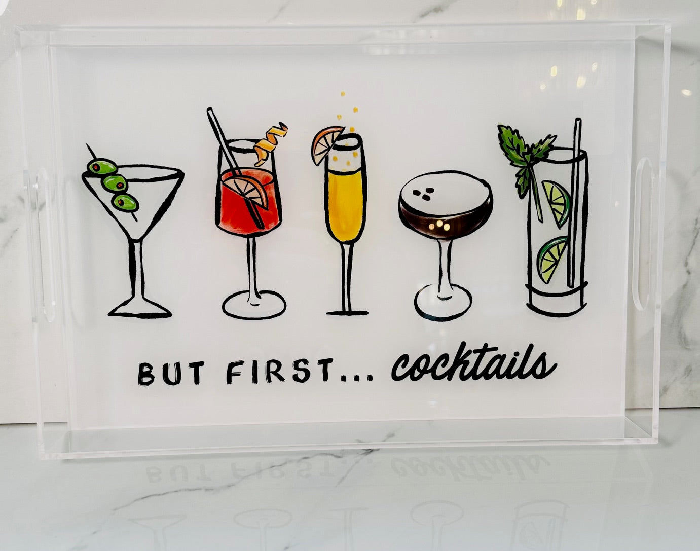 Acrylic Bar Tray