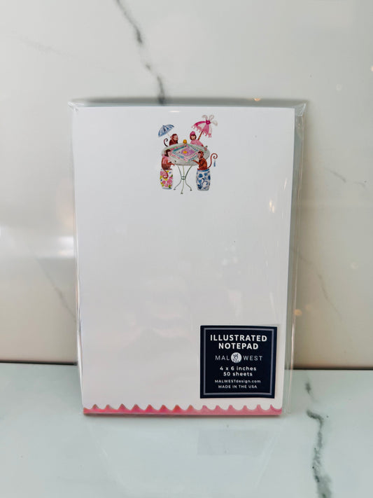 Mahjong Monkeys Notepad