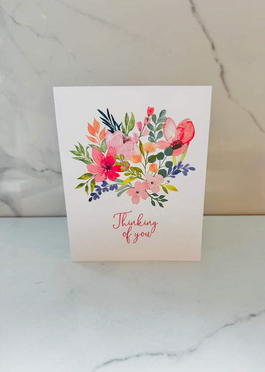 Thinking of You Floral Card