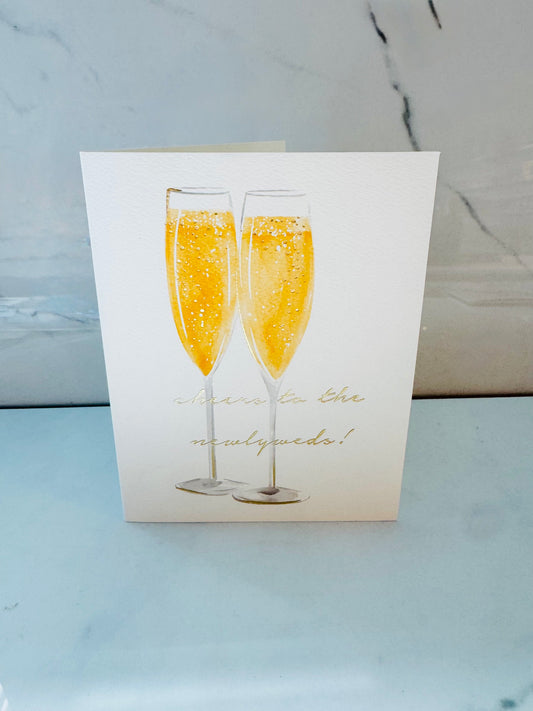 Newlyweds Cheers Card