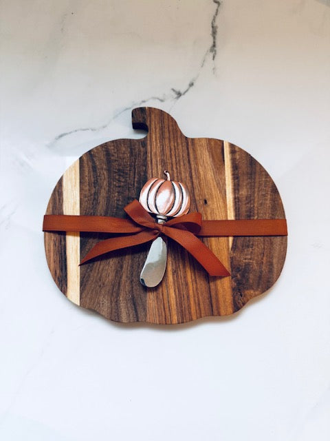 Pumpkin Cutting Board Gift Set