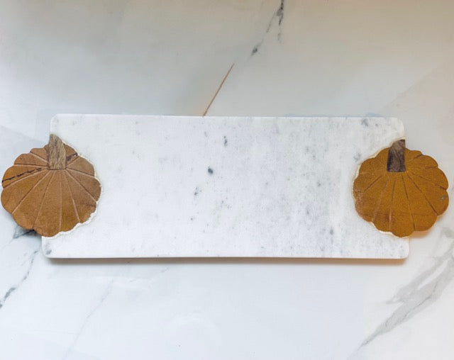 Pumpkin Marble Serving Board