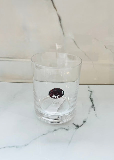 Football Double Old Fashioned Glass