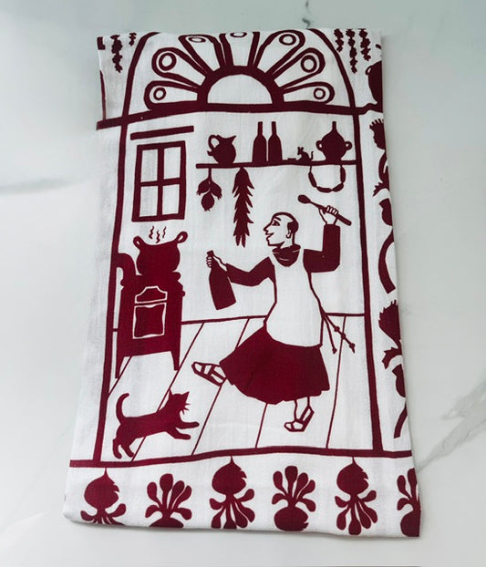 Flour Sack Dish Towel - San Pascual