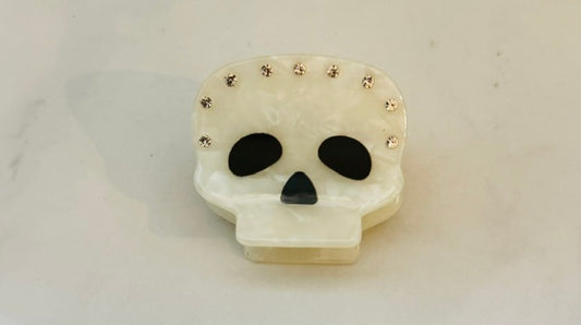 Skull Hair Claw Clip