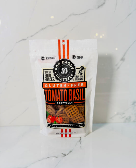 Tomato Basil Pretzels