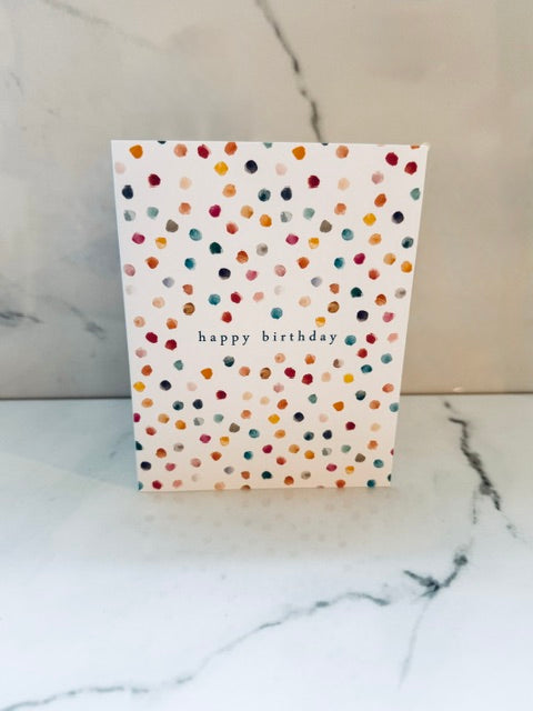 Dotted Birthday Card