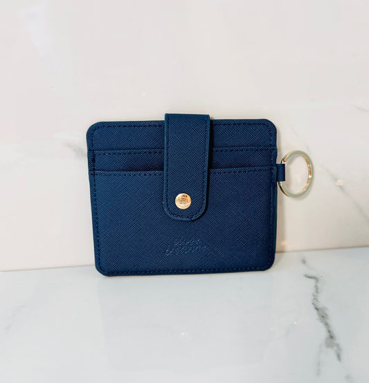 Navy Card Wallet
