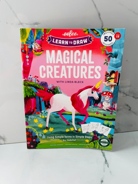 Learn to Draw Magical Creatures Art Book + Stickers