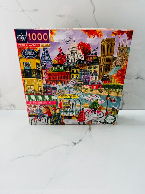 Paris in Autumn, 1000 Piece Puzzle