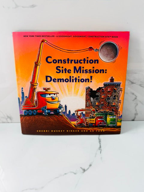 Construction Site Mission: Demolition! Book