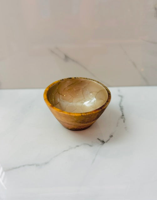 Pearlized Mini Bowl - Gold