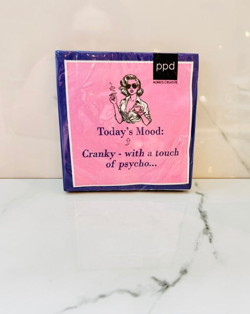 Today's Mood Cocktail Napkins