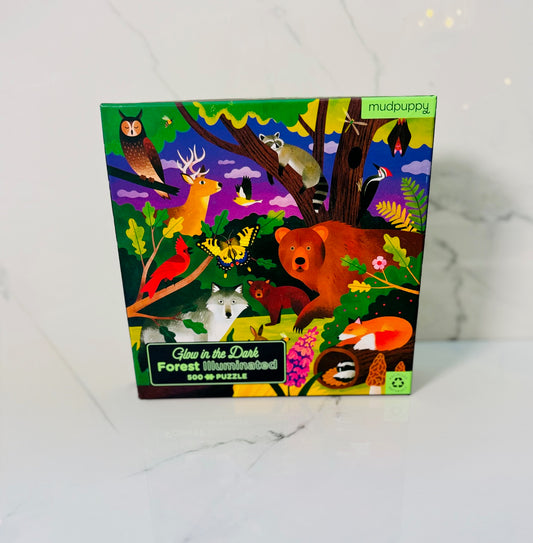 Forest Illuminated 500 Piece Glow in the Dark Puzzle