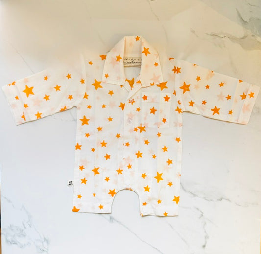 Star Long Sleeved Romper - 6 Months