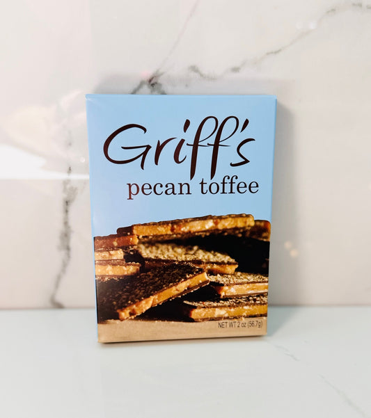 Dark Chocolate Pecan Toffee - 2oz