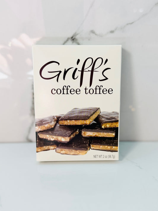 Dark Chocolate Coffee Toffee - 2oz