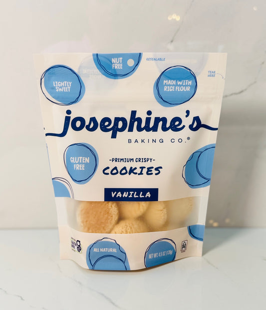 Crispy Vanilla Gluten Free Mini Cookies