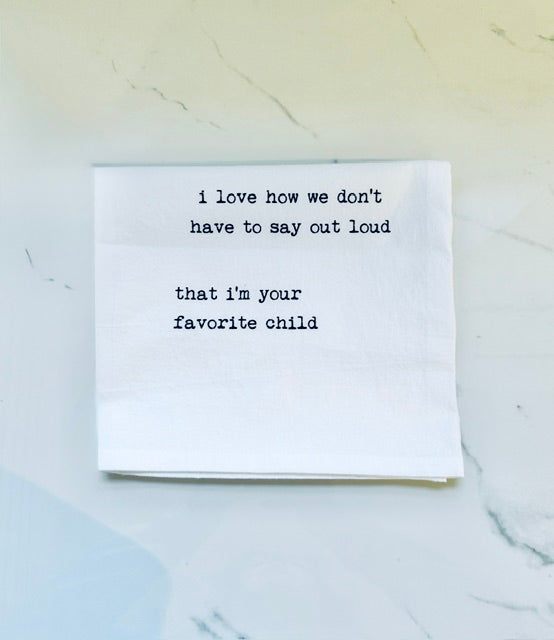 Your Favorite Child Hand Towel