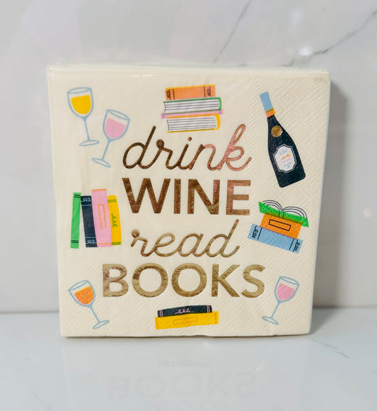 Funny Book Club Cocktail Napkins