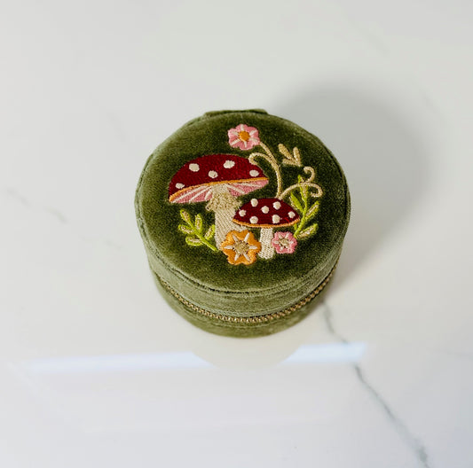 Toadstool Mini Jewelry Box