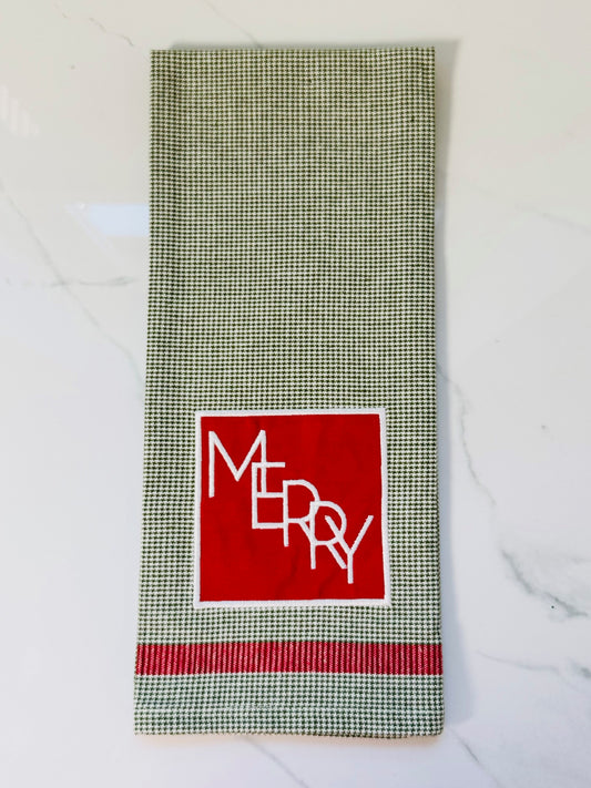 Merry Hand Towel