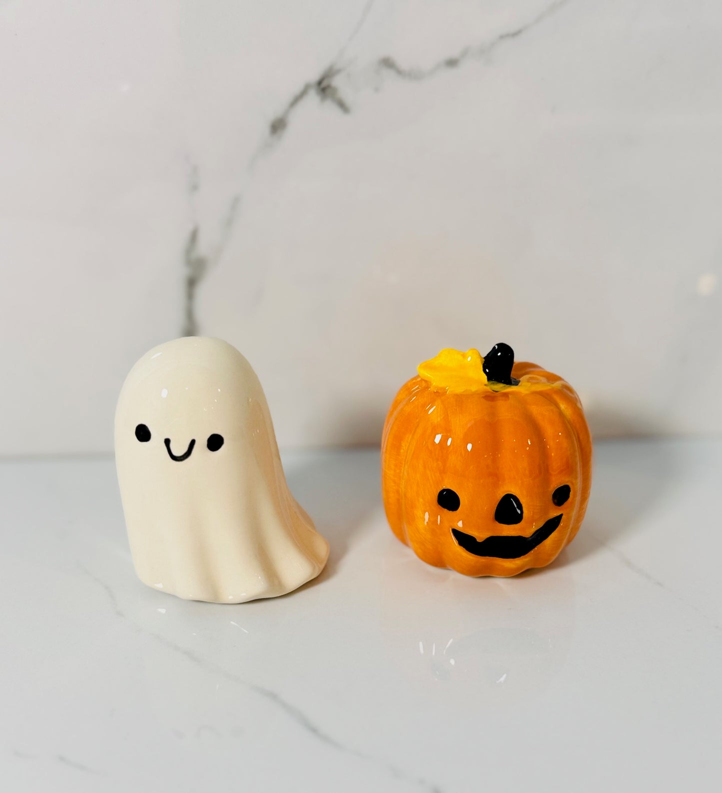 Spooky Friends Ceramic Salt & Pepper Shakers
