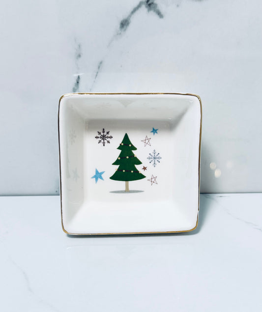Tree Square Dish