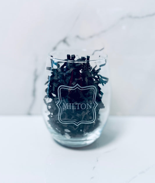 MILTON Stemless Wine Glass