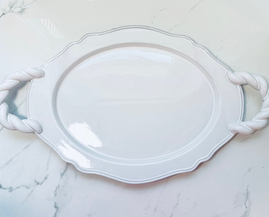 Twisted Handle Platter