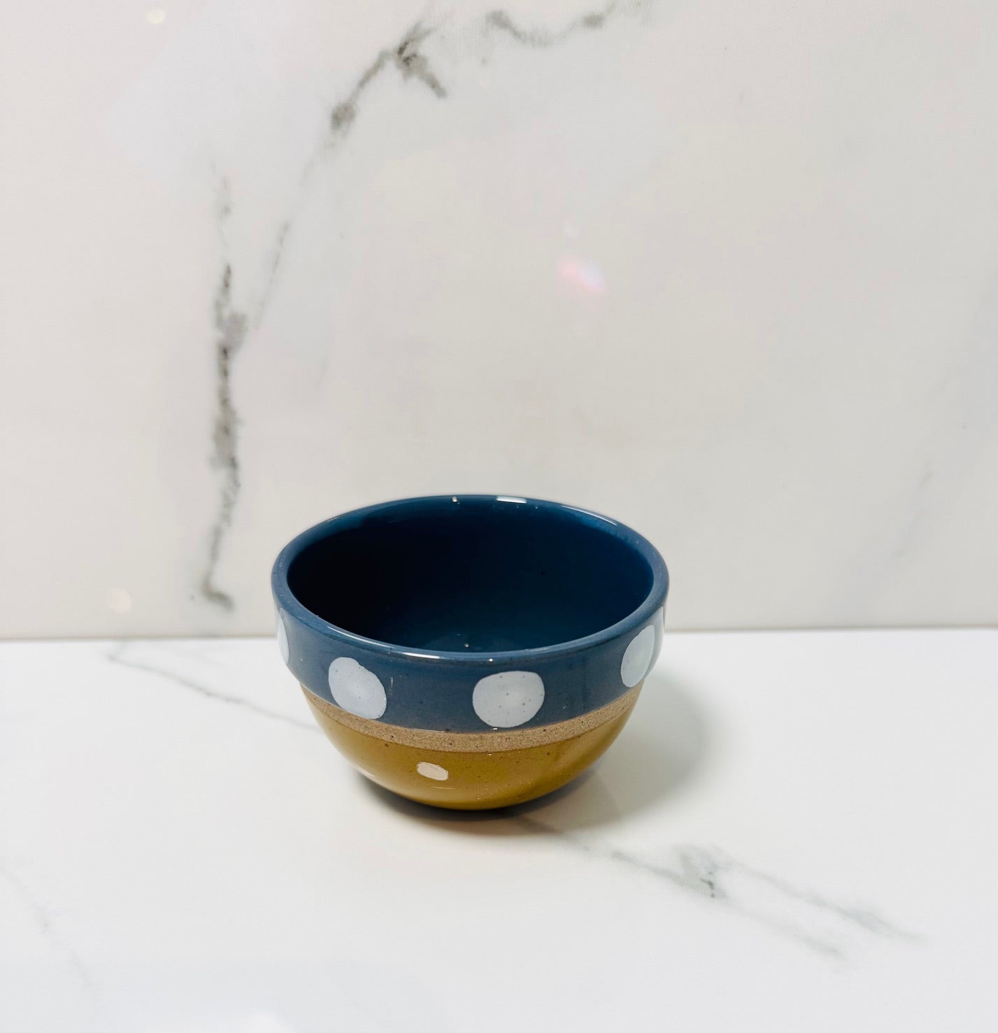 Blue Dotted Ramekin