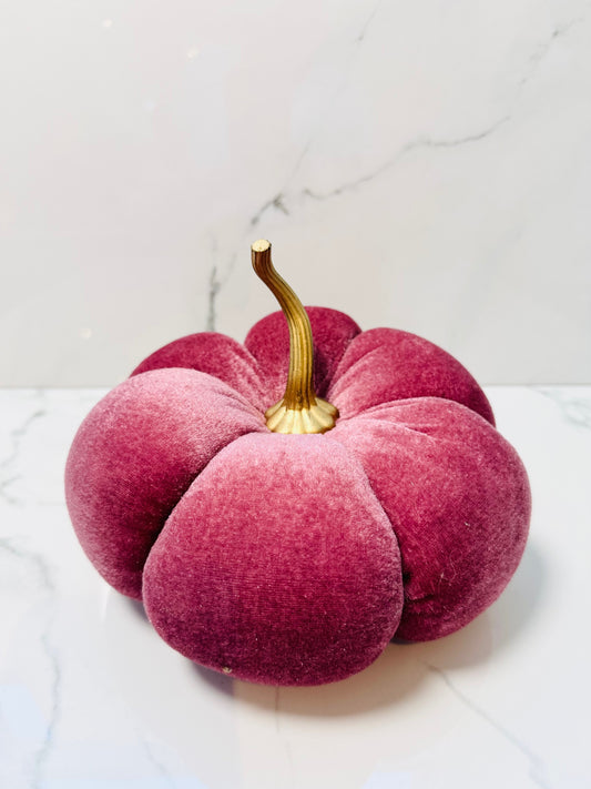 Velvet Pumpkin - Large Plum