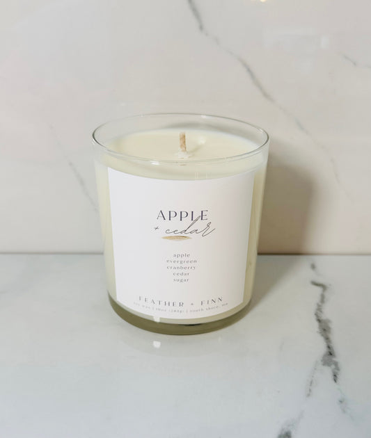 Apple + Cedar Candle