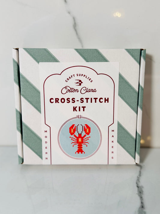 Lobster Cross Stitch Kit