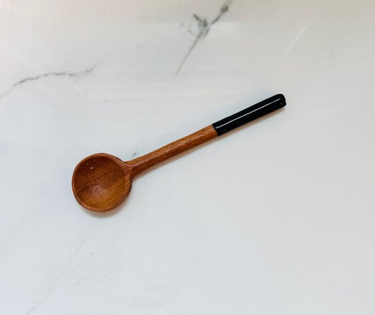 Wooden Blue Spoon