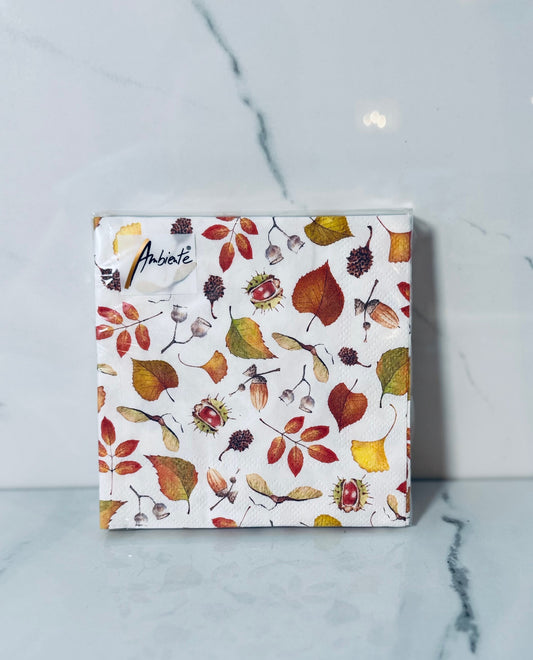 Autumn Details Cocktail Napkin