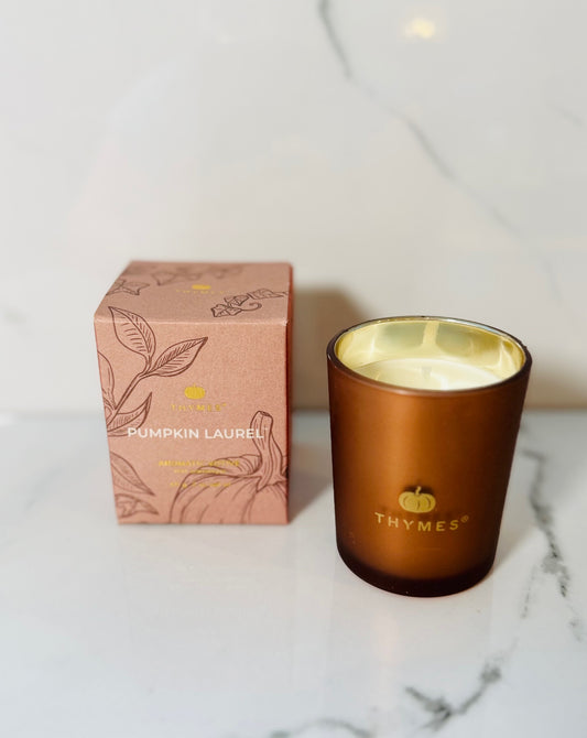 Pumpkin Laurel Votive Candle