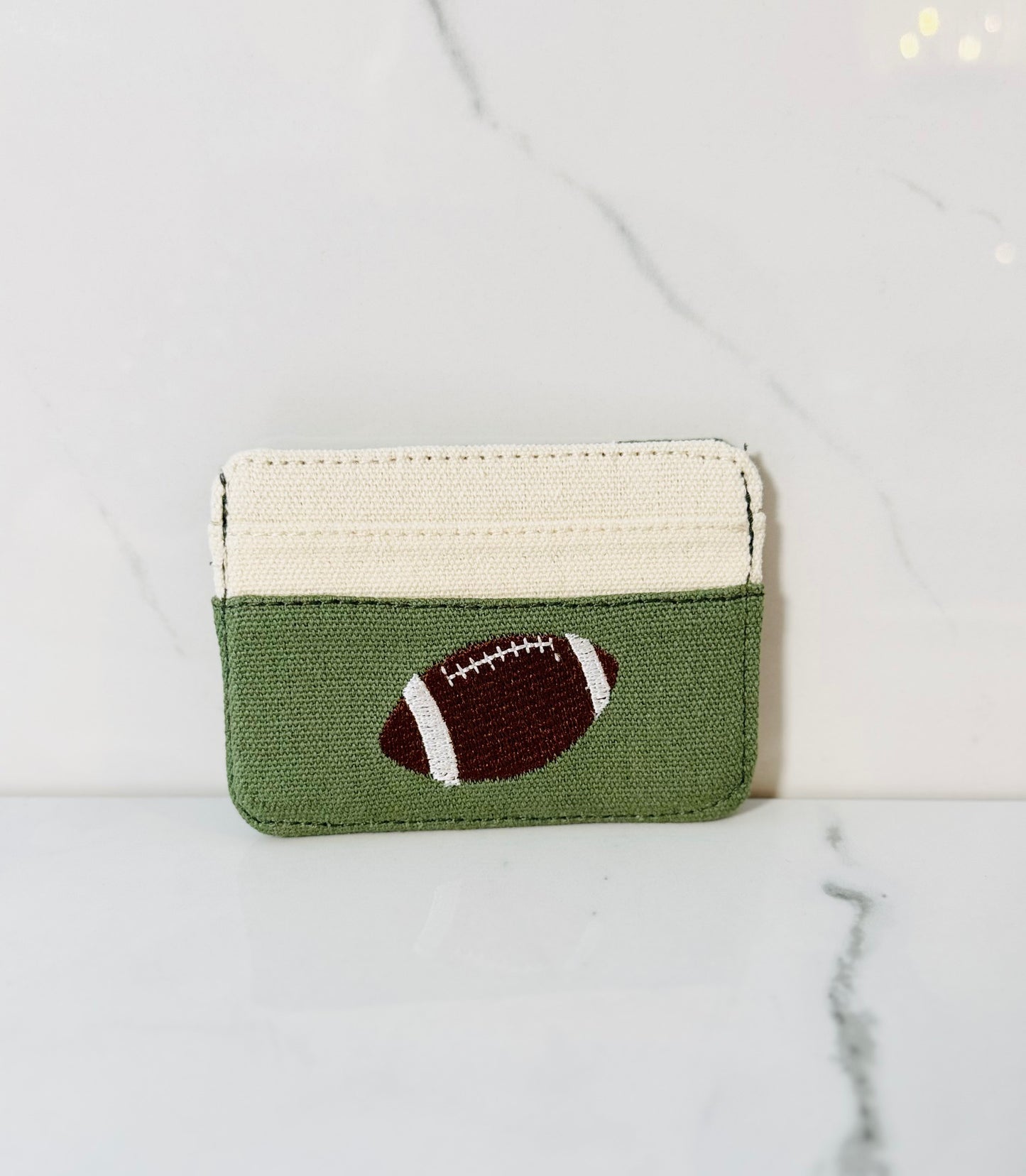 Embroidered Football Wallet