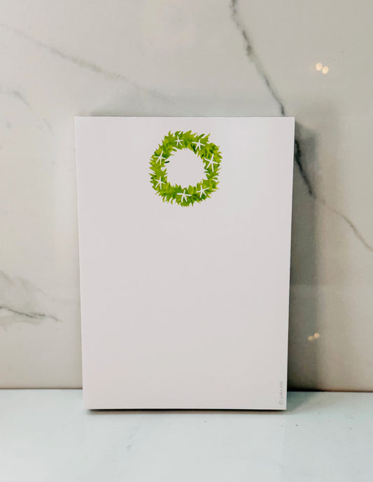 Starfish Wreath Notepad