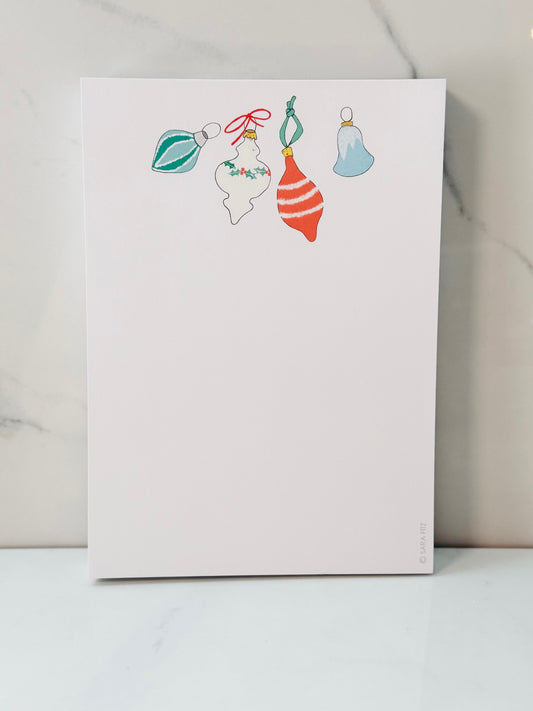 Vintage Ornaments Notepad
